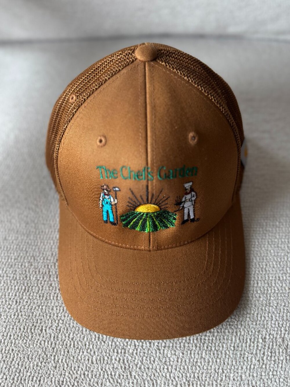 The Chef's Garden Carhartt Mesh-Back Trucker Hat Branded Chef - Picture 5 of 6